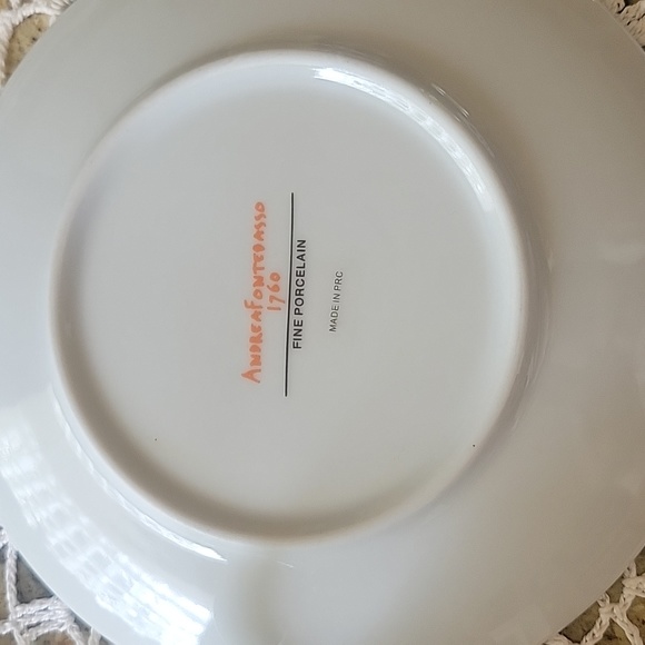 Andrea Fontebasso 1760 Fine Porcelain Tea set for 1 NWOT - Picture 6 of 9